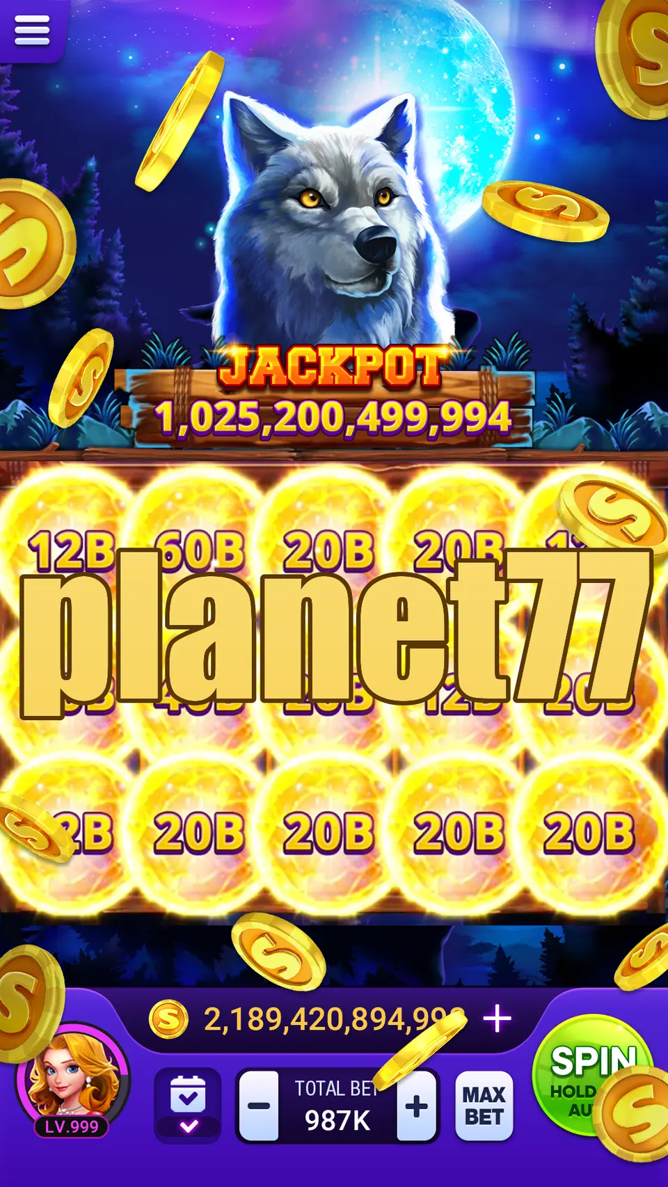 planet77 Tangkapan Layar - APK Resmi